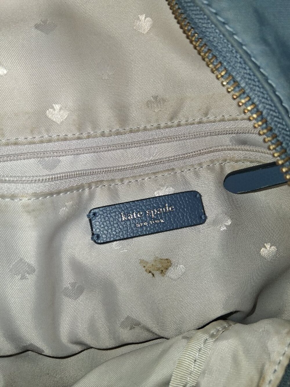 Kate Spade Medium Backpack In Concell Blue - Picture 15 of 16